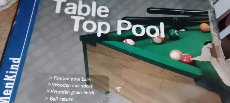 Pool and air hockey games