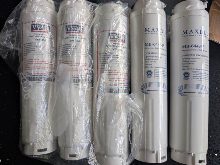 5 new Fridge water filters