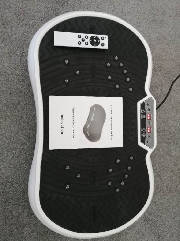 Vibration plate exercise machine