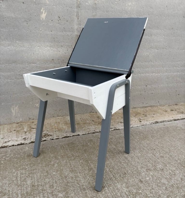 Vintage 1950s Esavian School Desk - Designed by James Leonard - Mid Century Modern