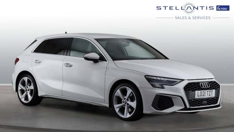 2021 Audi A3 1.0 TFSI 30 S line Sportback 5dr Petrol S Tronic Euro 6 (s/s) (110 ps) Hatchback Pet...