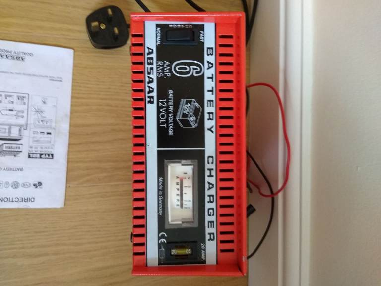 Absaar Battery Charger 6 amp 12 volt