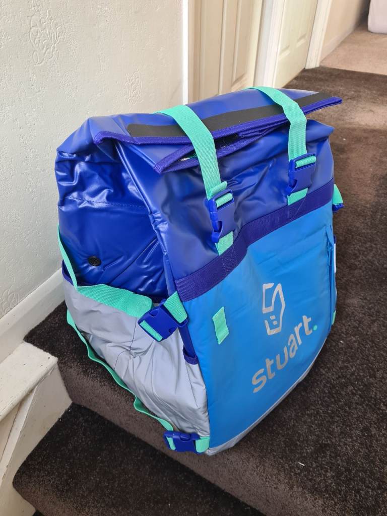 Stuart Deliveroo Insulated Thermal Bag Backpack Bicycle Scooter Delivery Food uber eats just eat
