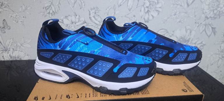 Nike Air Max SNDR Camo Trainers UK 4.5 EUR 38 Court Blue  Brand New Box No Lid