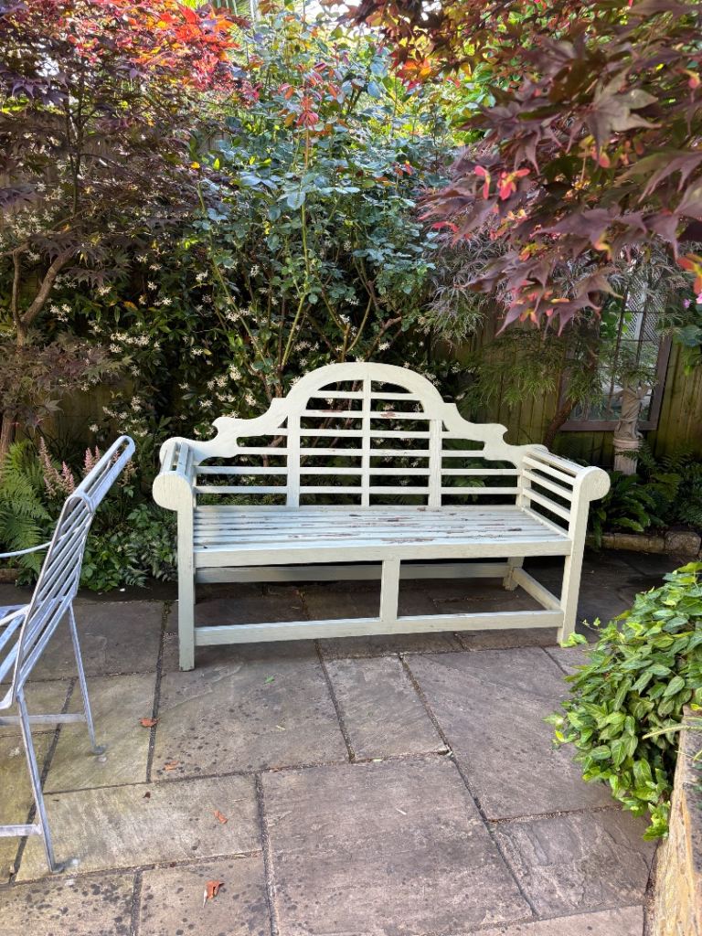 Wooden Lutyens 3 seater bench 