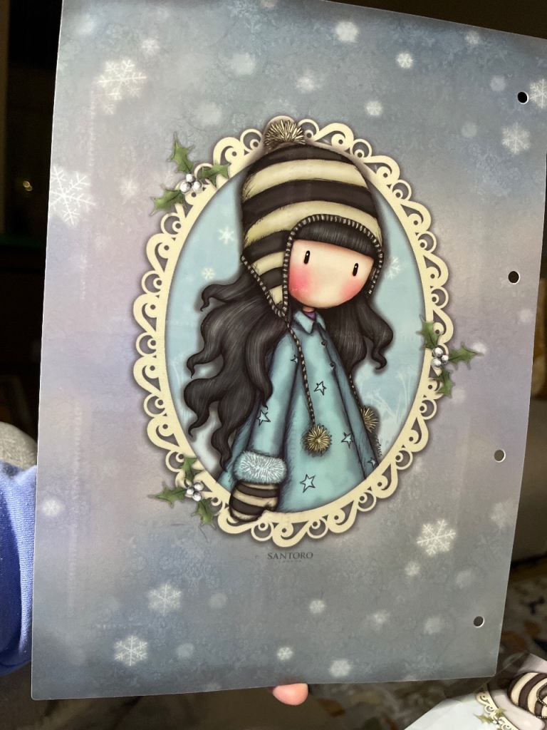 Santoro Gorjuss Christmas Rubber Stamp Set