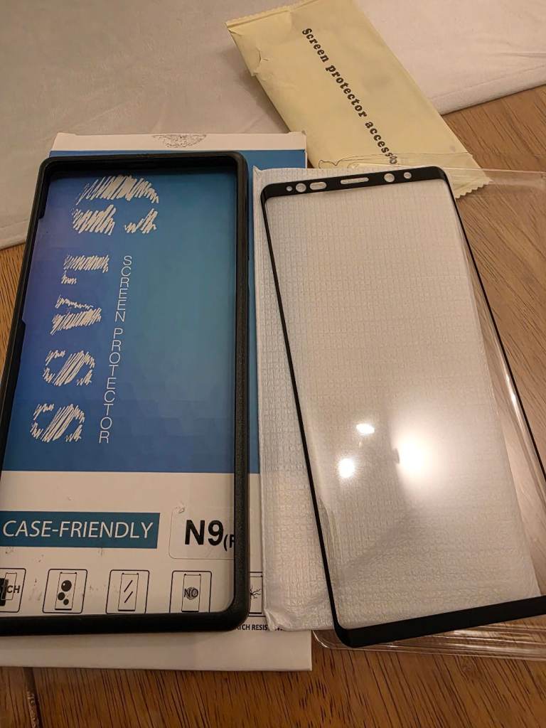 Samsung Note 9 Tempered Glass Screen Protector