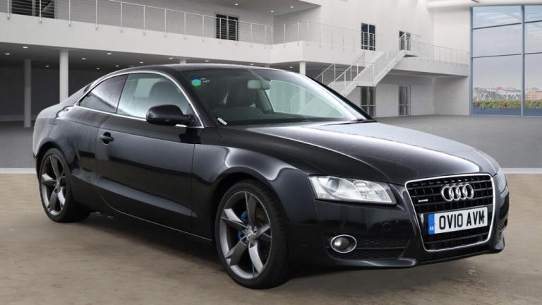 2010 Audi A5 2010 3.0 TDI Quattro Sport 2dr S Tronic S/N COUPE BLACK FULL LEATHER FULL S COUPE Di...