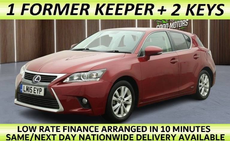 2015 15 LEXUS CT 1.8 200H ADVANCE HATCHBACK 5DR PETROL HYBRID CVT EURO 6 (S/S) (