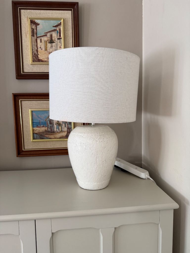Cream Ceramic Lamp 