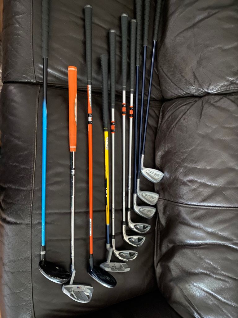 US kids golf clubs and bag 51 