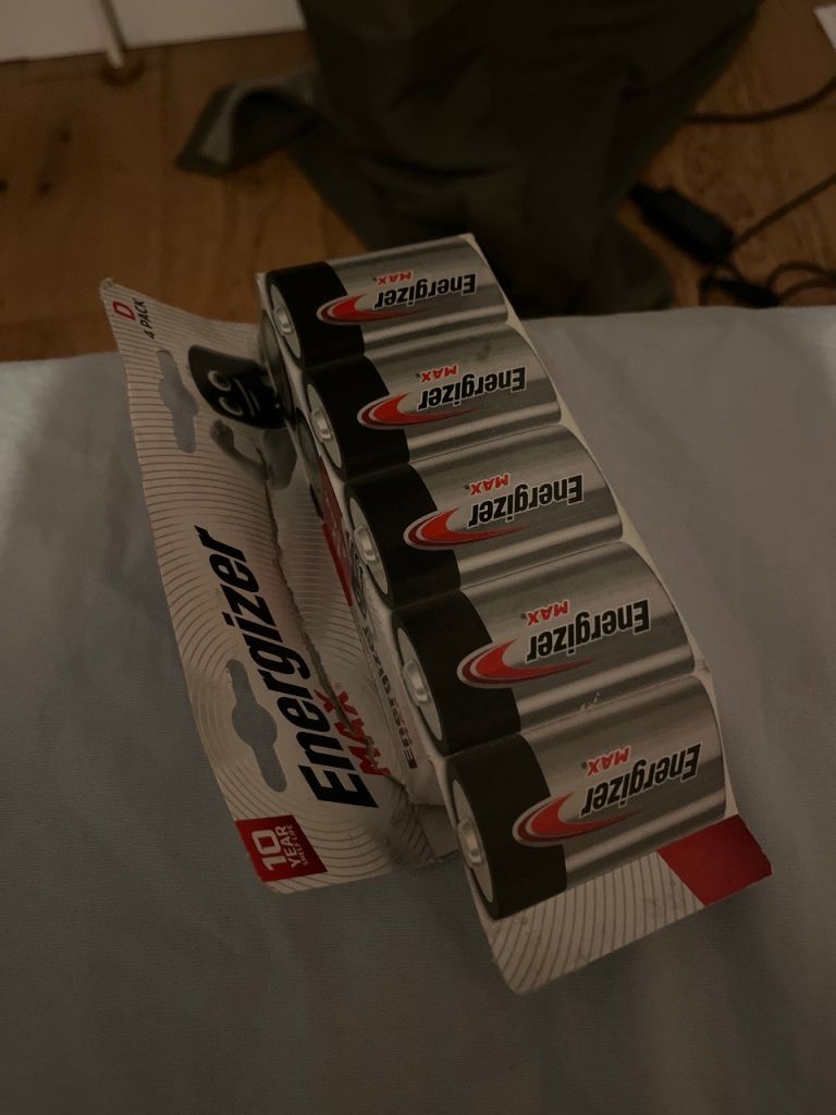 Batteries D 4 pack
