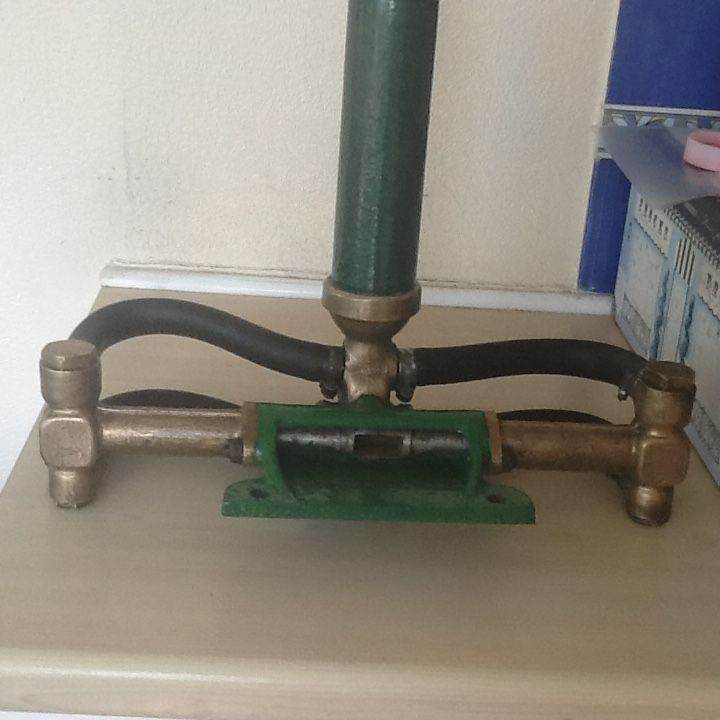 Vintage Brass Garden Sprinkler - Green & Brass