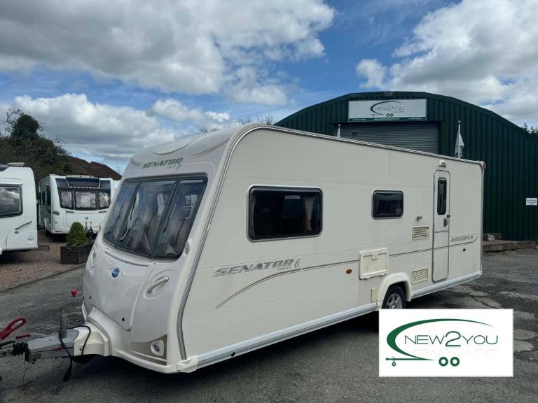 2010 Bailey Senator Arizona END BATHROOM 4 Berth Caravan - STOCK NO H069