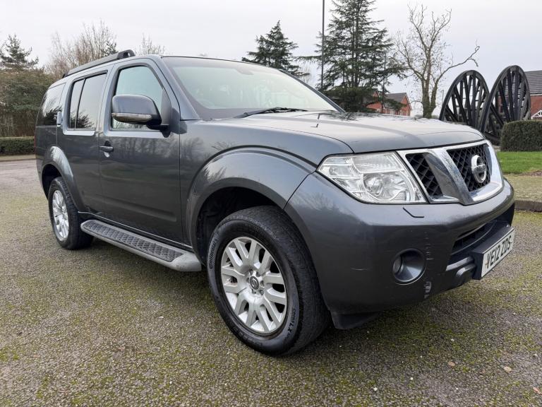 2012 NISSAN PATHFINDER 2.5 dCi TEKNA ALLOYS SIDE STEPS LEATHER A/C FSH PX SWAPS
