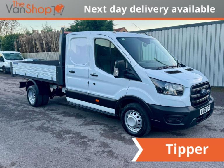 2020 Ford Transit 2.0 350 EcoBlue Leader Tipper Double Cab 4dr Diesel Manual RWD L3 Euro 6 (s CHA...