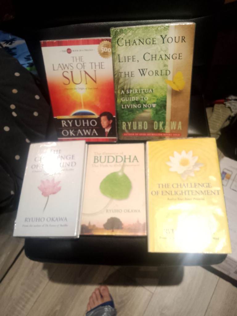 Buddhist beautiful bks, GENIUS writer Ryuho Okawa from my personal collection. X5.