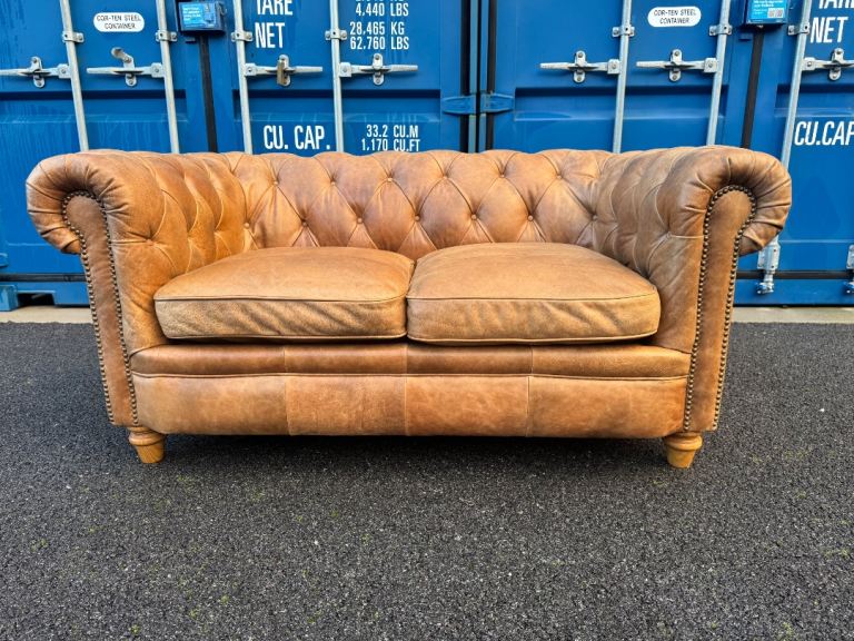 Alexander & James Buffalo Leather Sofa very good quality 