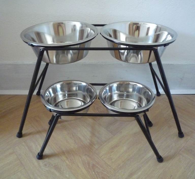 Pair of Pet Feeding Stations