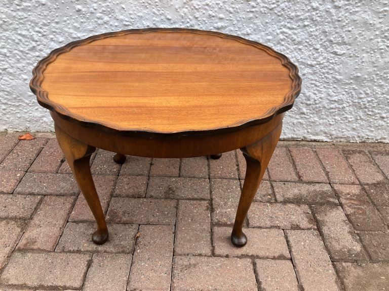 Walnut Pie Crust Coffee Table 