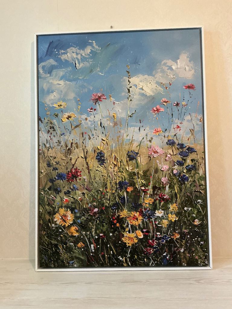 LARGE  FLOWER  PICTURE 