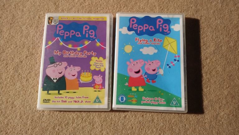 Peppa Pig DVDs x 2