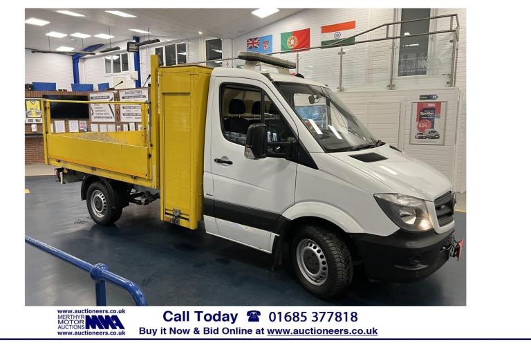 2017 Mercedes-Benz Sprinter 314 2.2CDI 143PS MWB SINGLE CAB DROPSIDE (EURO 6). ------------------...