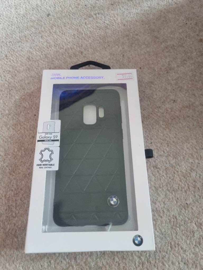 New BMW Samsung Galaxy S9 Phone Case – Real Leather