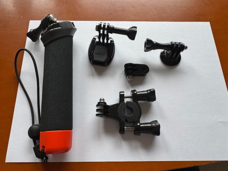 Various GoPro mounts