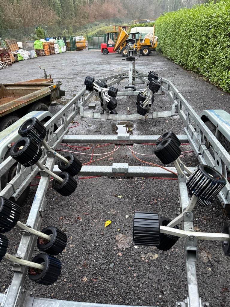 Boat Trailer with Rollers – Good Condition