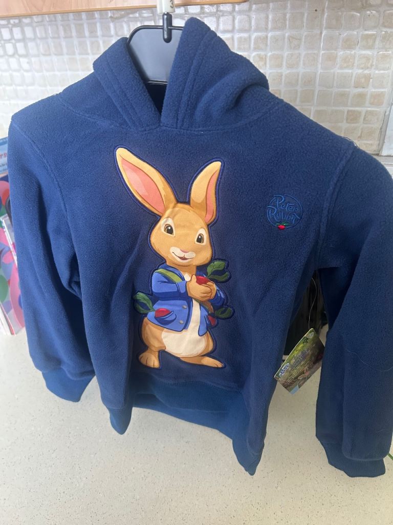 Kids Blue Peter Rabbit Hoodie – brand new 