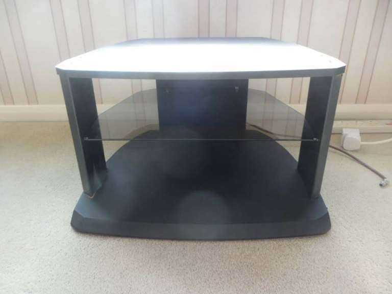 TV Stand with Glass shelf FREE