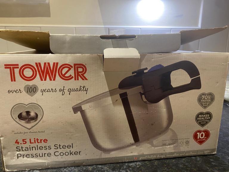 4.5 Litre Stainless Steel Pressure Cooker 