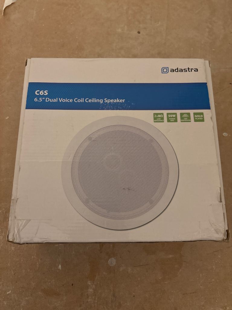 Adastra C65 6.5” Dual Voice Coil Ceiling Speaker