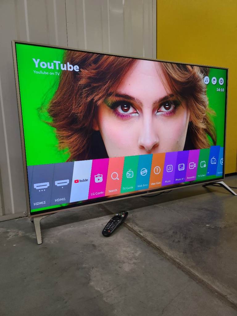 Exceptional 50" LG Nanocell 4k Smart Ultra UHD QUANTUM HDR Led WiFi TV with Stand and Remote £180