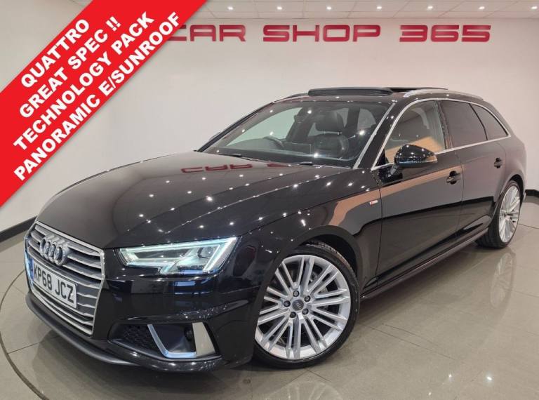 2019 68 AUDI A4 AVANT 2.0 TDI 40 S LINE ESTATE S TRONIC QUATTRO EURO 6 (190 PS)