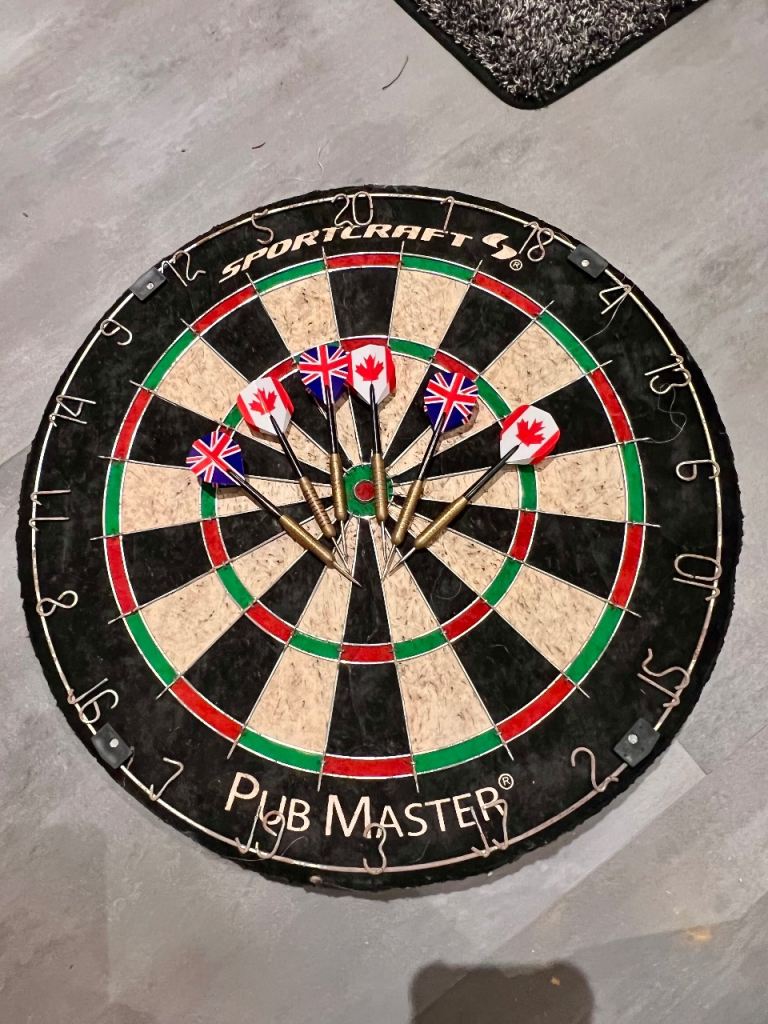 PUB Master Bristle Dartboard Set