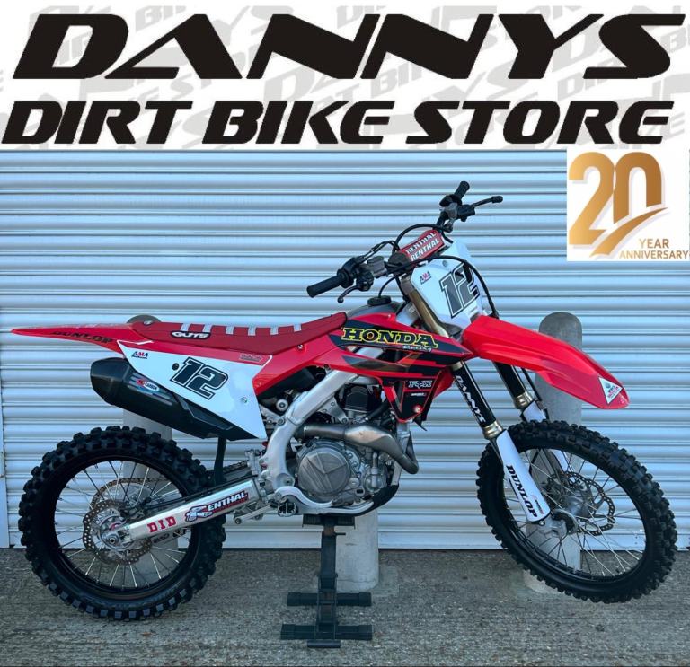 DANNYS DIRT BIKES STUNNING E-START HONDA CRF 450 2022 CRF450 MAY PX MX BIKE 