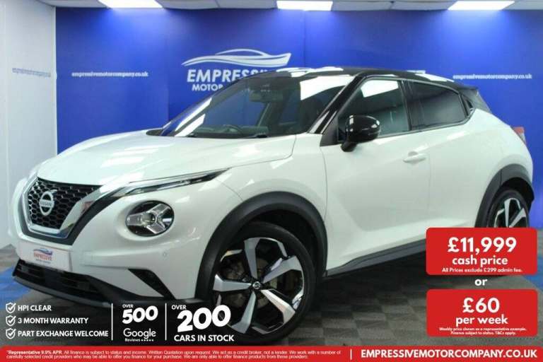 2020 70 NISSAN JUKE 1.0 DIG-T TEKNA SUV 5DR PETROL MANUAL EURO 6 (S/S) (114 PS)