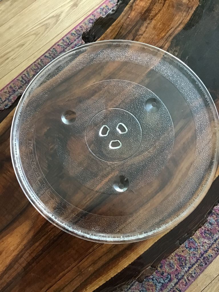 Microwave glass tray