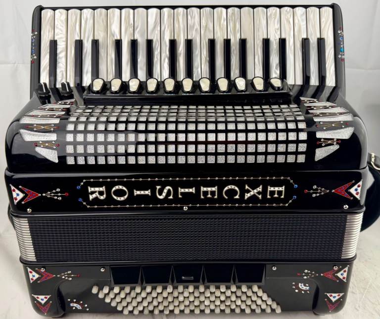 Excelsior 1304 BCS - MIDI & Mics - 37 keys  / 96 bass - 4 Voice Musette Piano Accordion