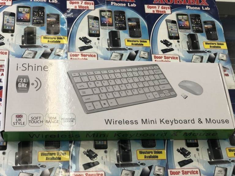 iShine Wireless iMAC MacBook PC Desktop keyboard & mouse White colour Available