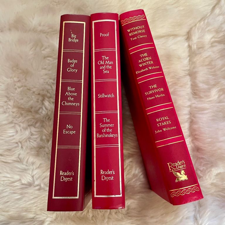 Set of 3 Vintage Reader's Digest Collector's Library Editions Hard Cover Books Bundle