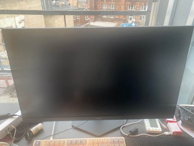 Black Computer Monitor – Good Condition