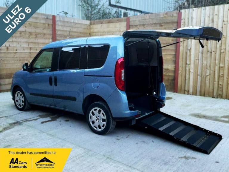 2019 Fiat Doblo 3 Seat Petrol Wheelchair Accessible Disabled Access Vehicle WAV MPV Petrol Manual