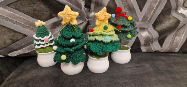 Handmade Crochet Christmas Tree - Christmas Gift - Stocking Filler