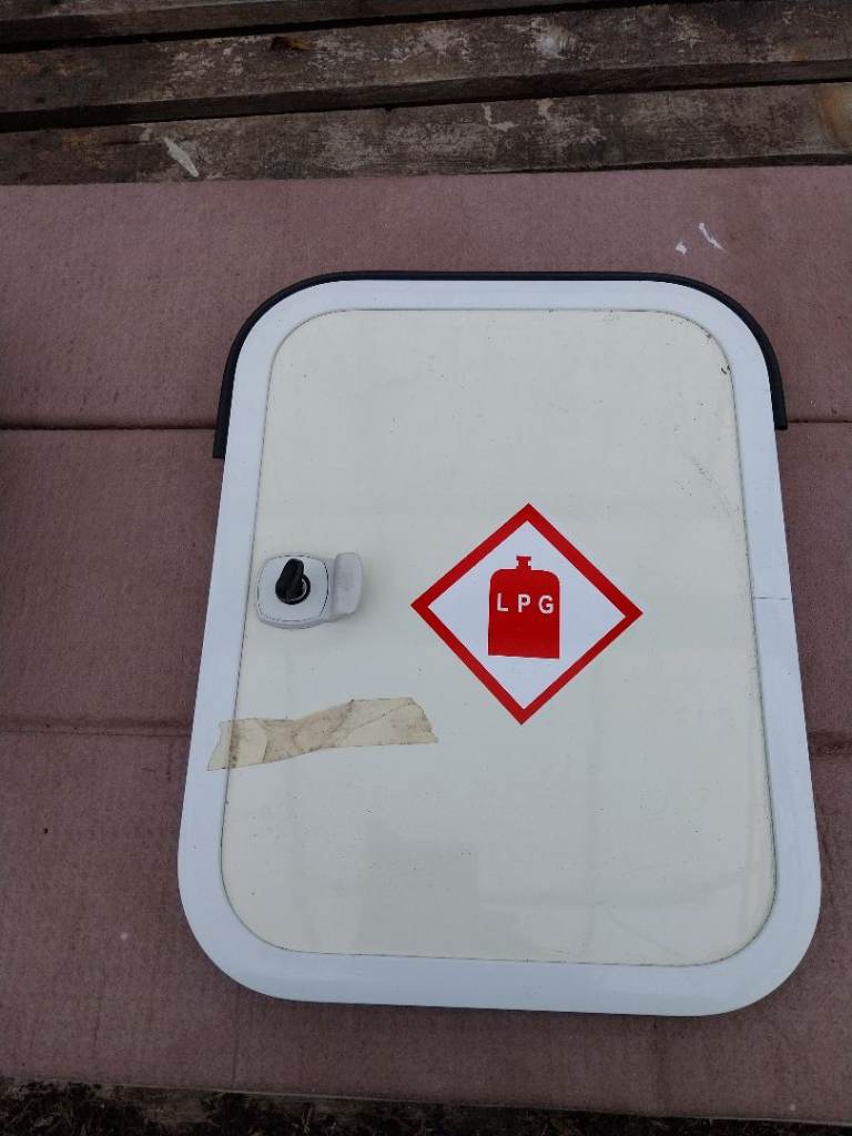 Motorhome locker door 