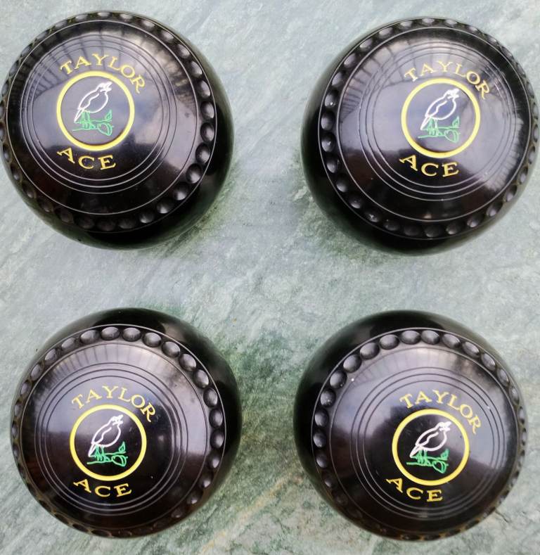 TAYLOR ACE - SIZE 3H - BB07 - BLACK SET OF FOUR - £135 inc UK postage