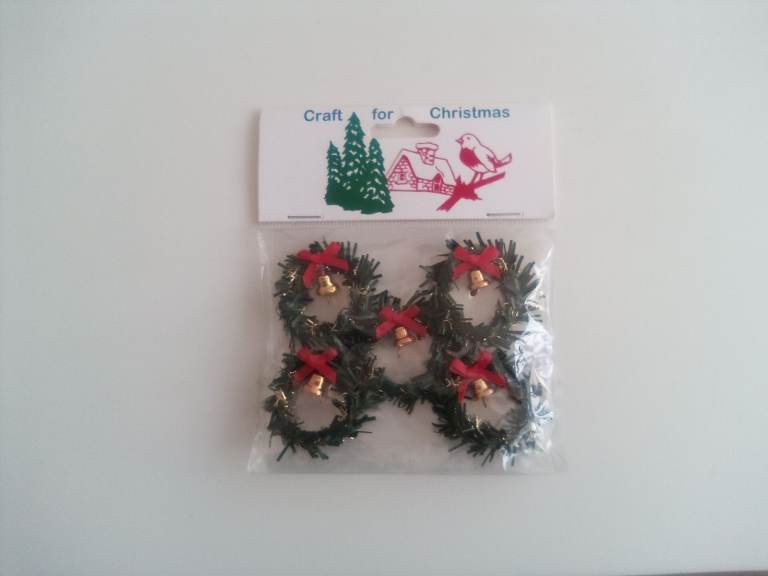 Brand new pack of Christmas crafting items.