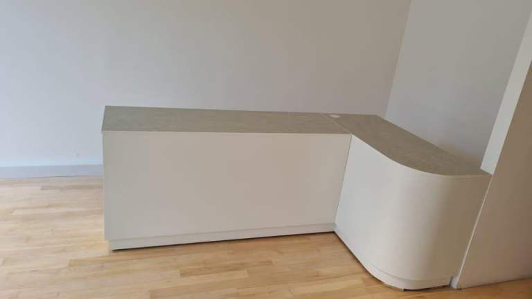  Shop Counter / Retail Counter - Custom made, Solid, Sturdy L-Shaped Unit
